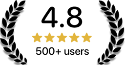 4.8 star rating on both stores